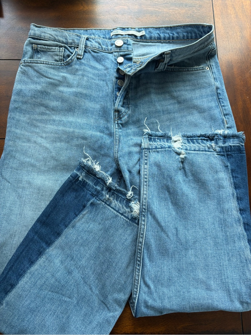 Hudson Jeans Women's Light Blue Bootcut with Frayed Hem